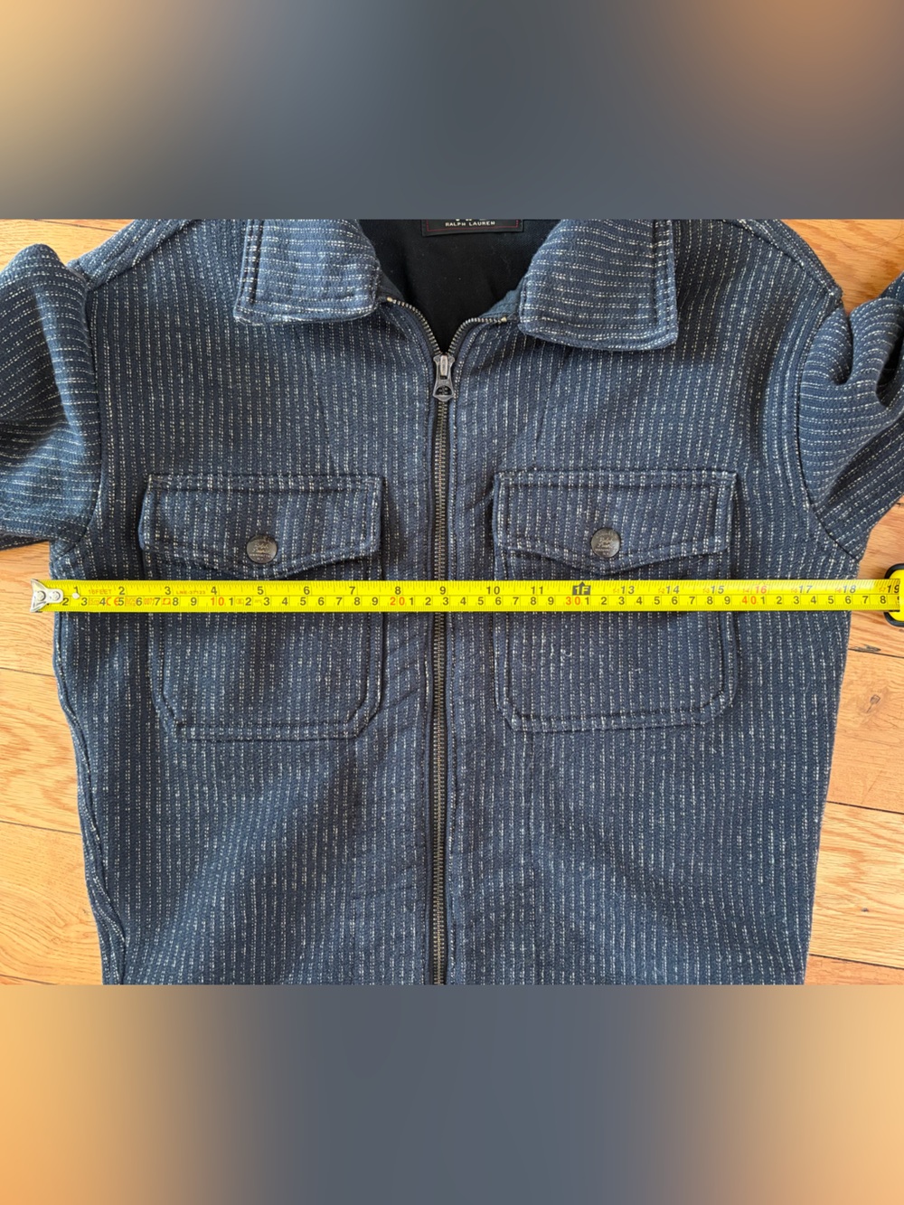 Ralph Lauren RRL Jacquard Fleece Sweater Jacket - Browns Beach XS - Picture 13 of 16